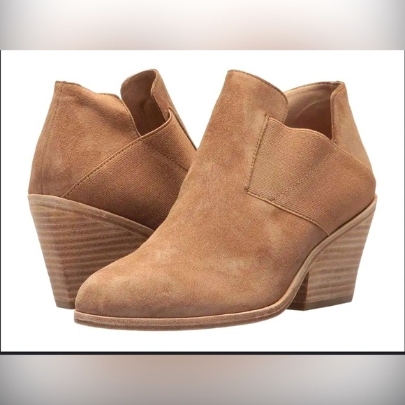 Eileen Fisher Sienna Tumbled Nubuck Ankle Bootie Women’s, size 6.5 - Picture 1 of 10